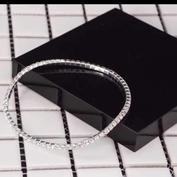 Anklet Elastic Crystal - Picture 2 of 3